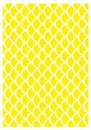 Printed Wafer Paper - Fish Scale Yellow